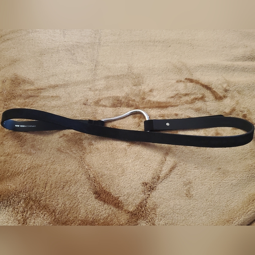 Black Suede Rodeo Boho Genuine Leather Belt Medium Made In Italy - Picture 2 of 13